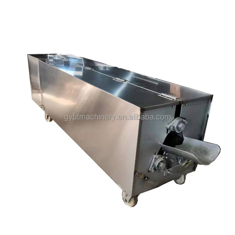 2550*600*730mm サイズで私たちの800 RPMココナッツポリッシャーマシンを使用して簡単に毛を去る