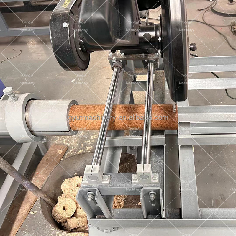 70mm バイオマス ブリケット 丸い棒 熱圧木脚ブロックの製造機器