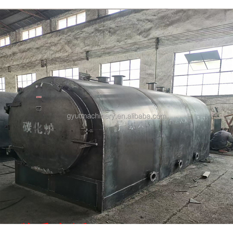 7.5kw 0.75 ローター式炭化炉 綿茎ブリケットリサイクルのためのソリューション