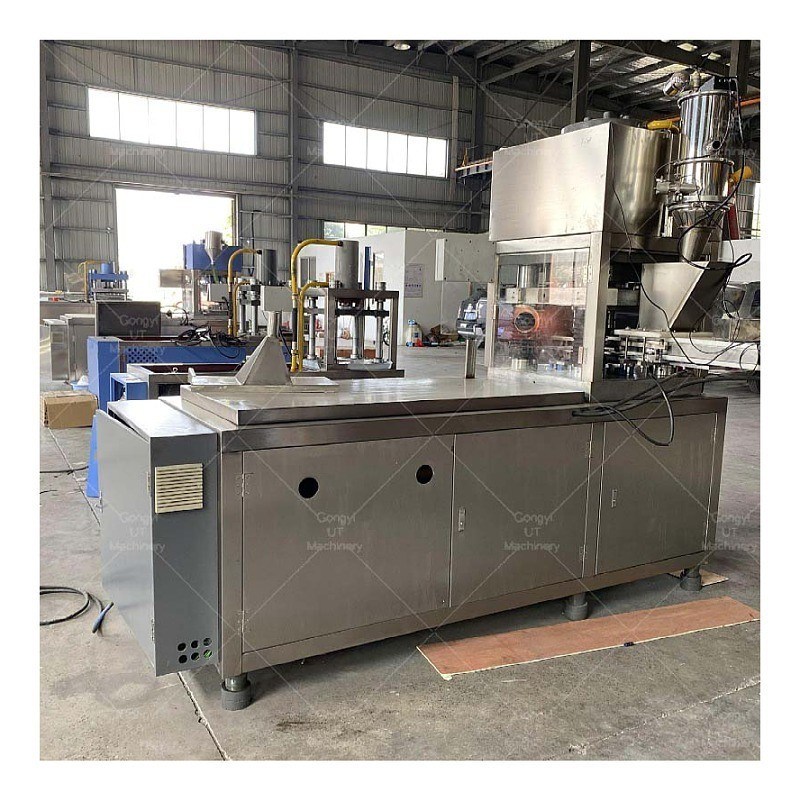 自動水力システムを持つ丸型および不規則な製品収縮包装機