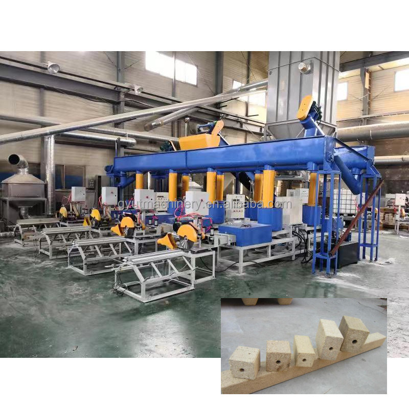 木材加工プロセス 自動製木パレット製造のための指関節プレス機 2024