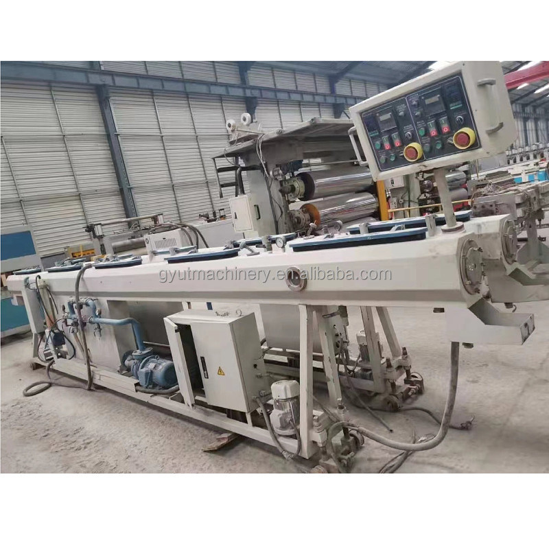 65/132 プラスチック加工用の二重コーンパイプ製造機械 中古 20mx2.5mx2.2m