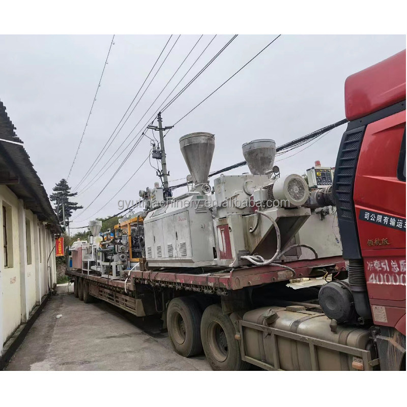 65/132mm 水/PVCチューブ生産ラインのための二重螺旋PVCパイプ挤出機