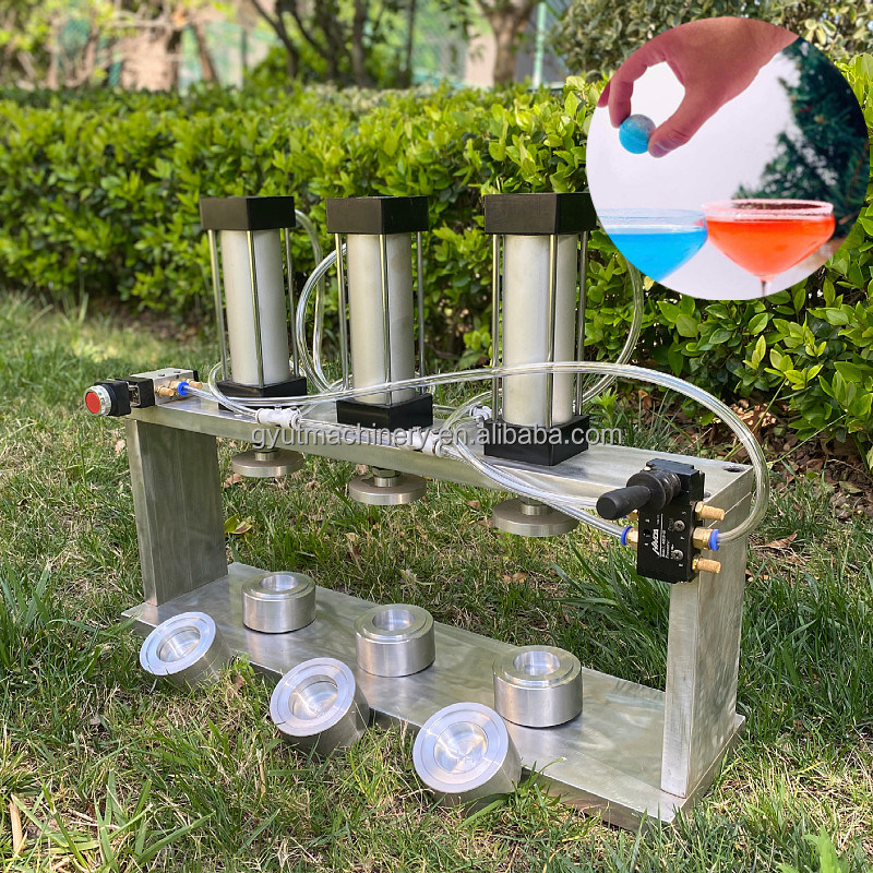 手作り コクテルドリンク ボーム ボール プレス 形成 機械 開発 デザイン バー 製造