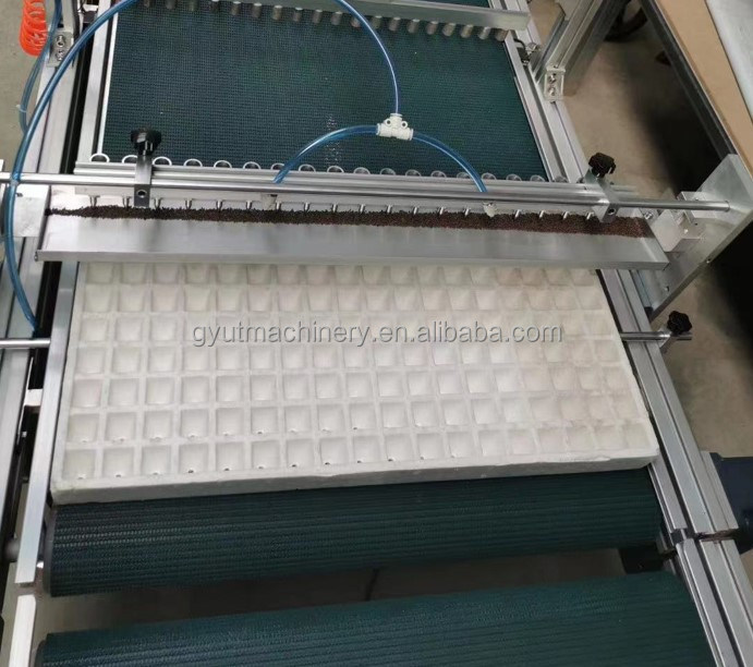 98% 率 農場で野菜の種を蒔く自動種まき機