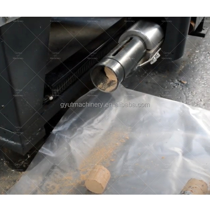 圧縮された波紋紙ブロックのためのピストンプレス機