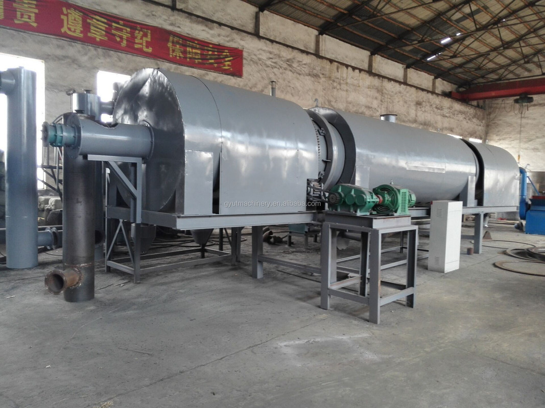 15kw 多機能バイオカーボン炭化炉 木の木材を使ってバーベキュー炭を作る