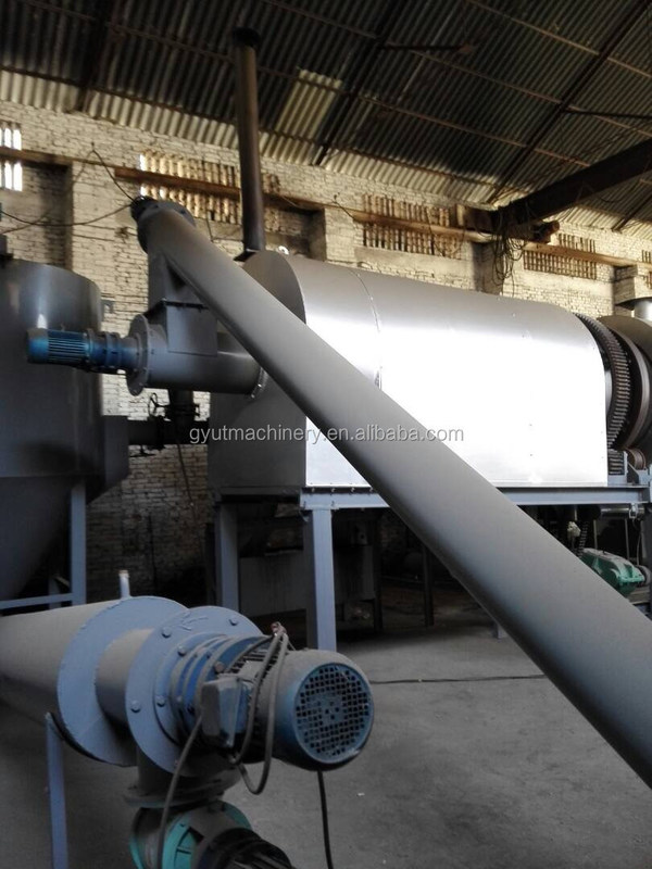 15kw 多機能バイオカーボン炭化炉 木の木材を使ってバーベキュー炭を作る