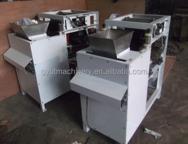 85~95% 全核率 アブリックスの核をクラッキング・クラッキングする湿皮機