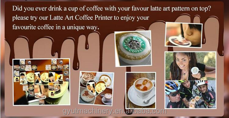 4 色 CMYK インクジェットプリンター DIY コーヒー 食品 ローズ と 花 の 価格 で 印刷