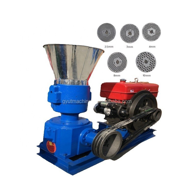 小麦ブローフード食品加工機械 鶏飼料用 100 kg 容量 粉砕機とミキサー