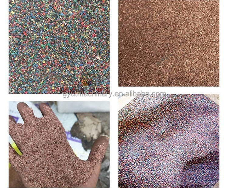 25KW 電動ケーブルワイヤスクラップリサイクルマシン 小型の銅ワイヤグラナレーターマシン