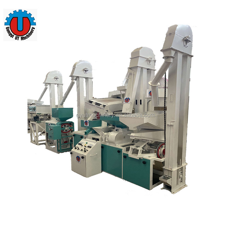 20トンの小麦粉加工装置 99% パディー・ハスカー・デストナー・クラージング・パッケージング・マシン