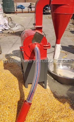 自吸式ディーゼルエンジンのトウモロコシの穀物粉砕機 トウモロコシの豆腐の飼料粉砕機