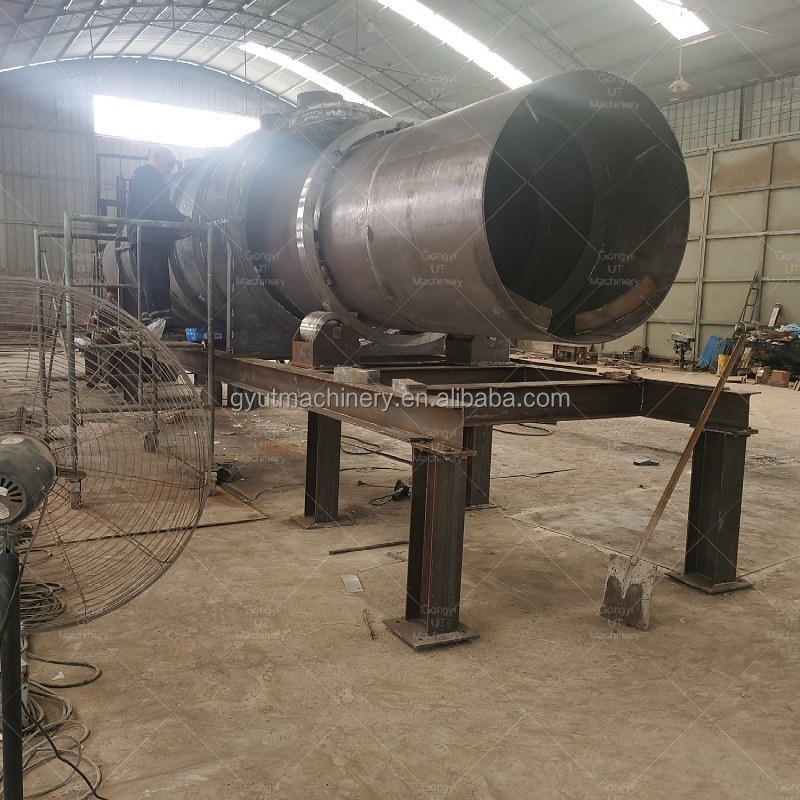 環境熱気流と8~9時間の冷却時間を持つバイオ炭素炭化炉