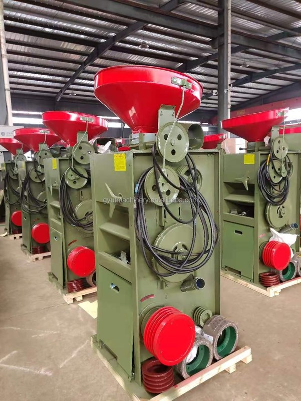 コンパクトホワイトライス加工ゴムローラー 220V/380V電圧のライスフライリングマシン