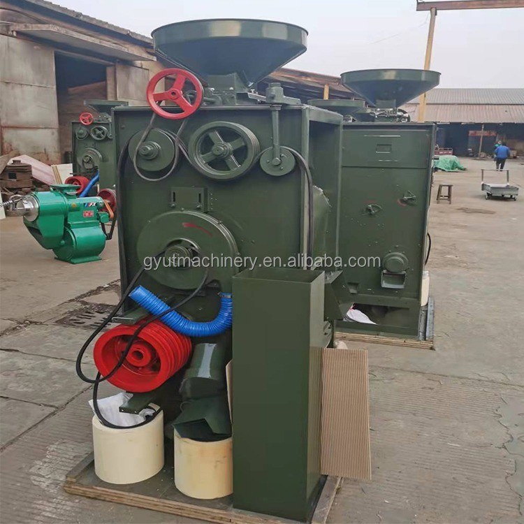 コンパクトホワイトライス加工ゴムローラー 220V/380V電圧のライスフライリングマシン