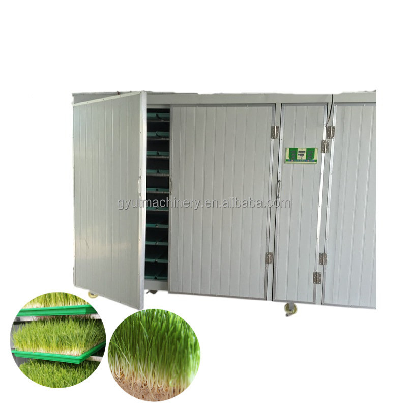 コンパクトコンテナ型 水栽培型小麦用飼料 成長室 最適な芽箱サイズ